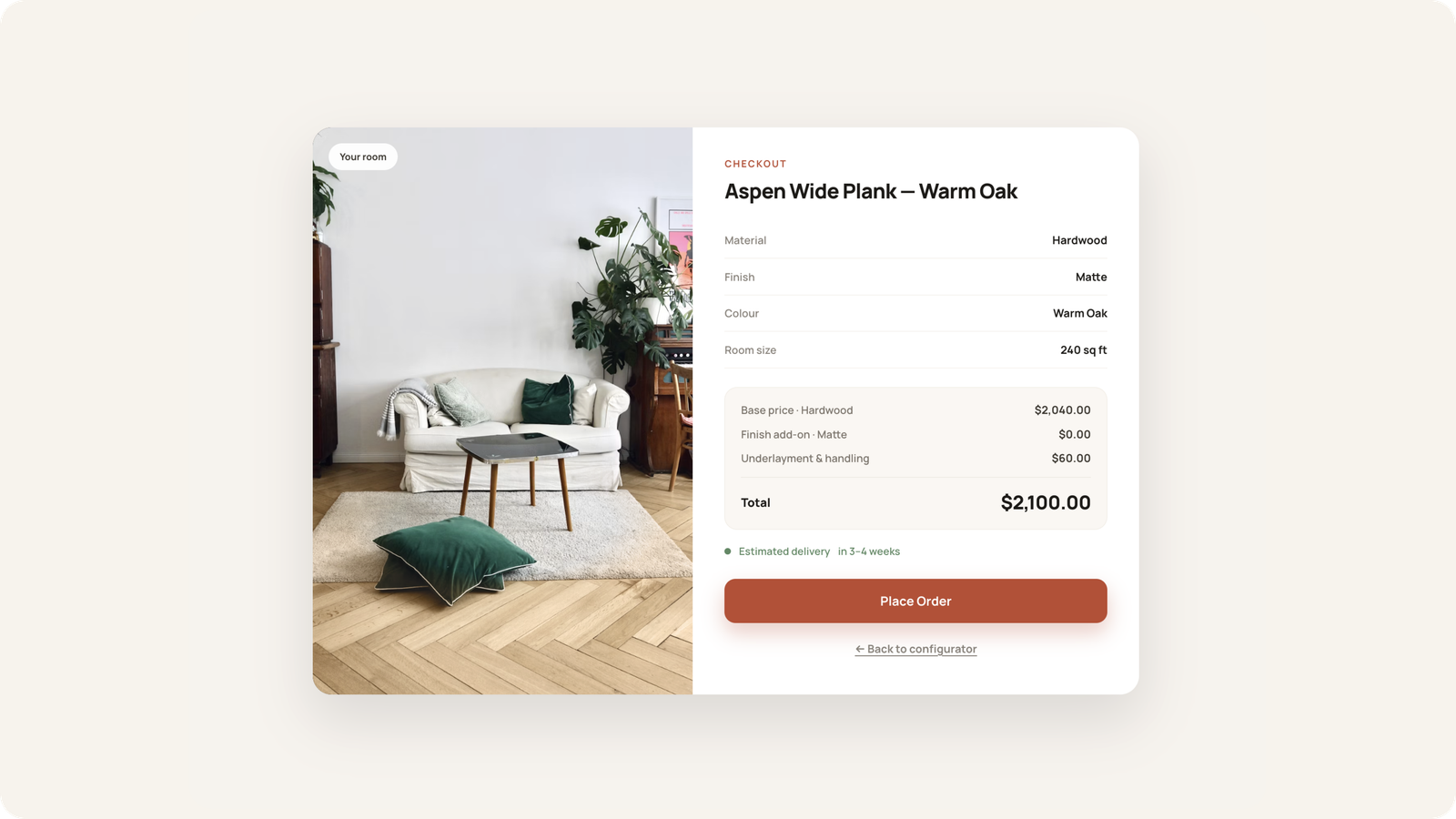 AI-powered product visualization tool for ecommerce flooring store on Shopify | Altum Software